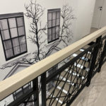 поручень квадратной формы , ясень