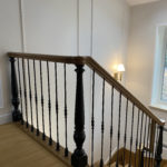 облицовка бетонного каркаса лестницы