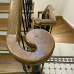 облицовка бетонного каркаса лестницы