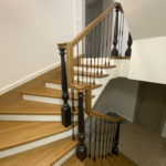 Материал ступеней ; дуб цельноламельный