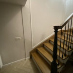 облицовка бетонного каркаса лестницы