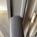 Облицовка металлического каркаса лестницы