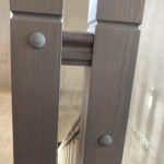 Облицовка металлического каркаса лестницы