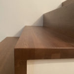 Отделка бетонной конструкции лестницы